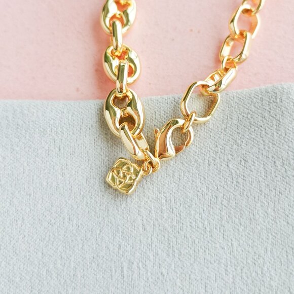 Kendra Scott - Bailey White CZ Gold Pave Chain Bracelet - NEW - Picture 4 of 4